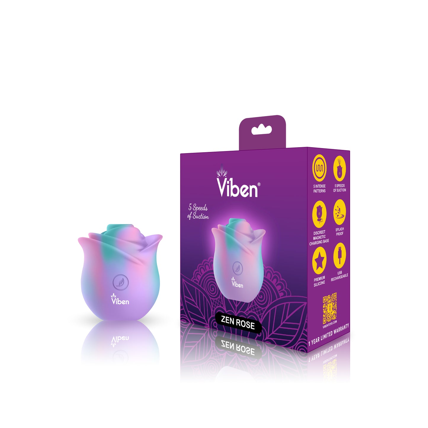 Zen Rose Suction Stimulator