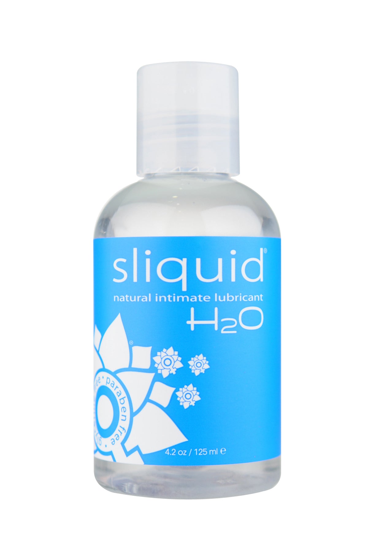 Sliquid Naturals H2O Lubricant, 4.2 fl oz