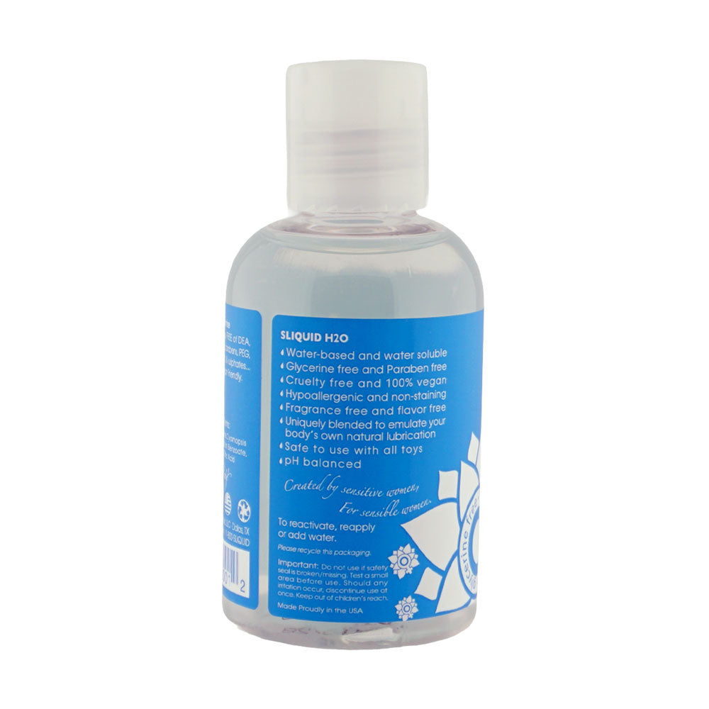 Sliquid Naturals H2O Lubricant, 4.2 fl oz